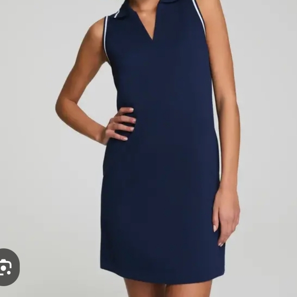 SPANX Dresses & Skirts - Spanx Airpique Sleeveless Polo Dress - S